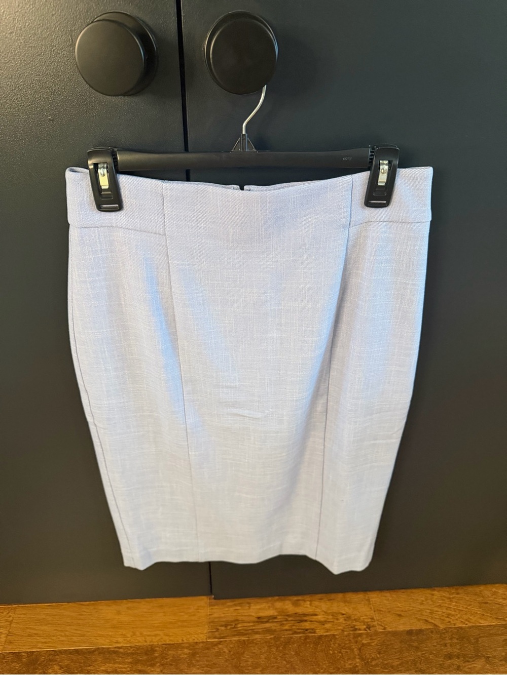 Ann Taylor Classic Light Blue Pencil Skirt - Women's Workwear